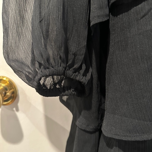 Abercrombie Long-Sleeve Ruffle Tiered Mini Dress - Picture 7 of 7